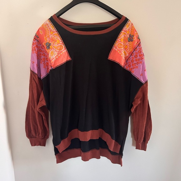 Free People Ballon Sleeve Too - Picture 2 of 3